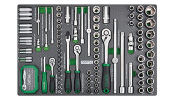 Xe đẩy thiết bị dụng cụ 214 chi tiết GE-21405