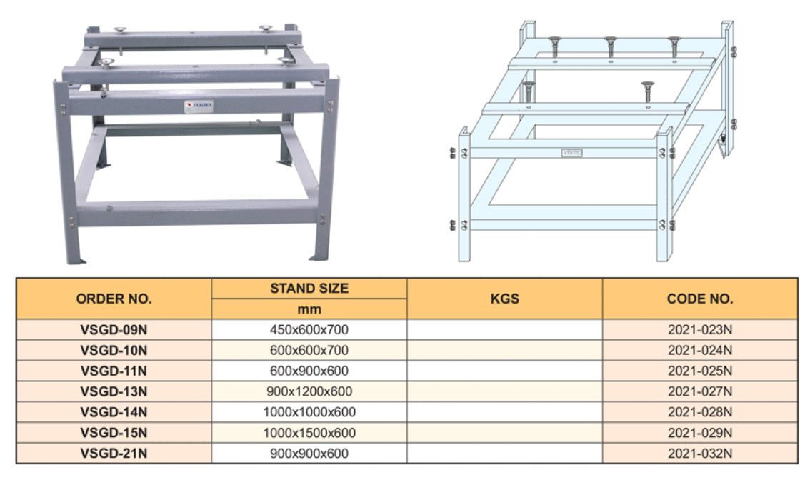 Chân đế bàn máp Granite VERTEX VSGD-10N