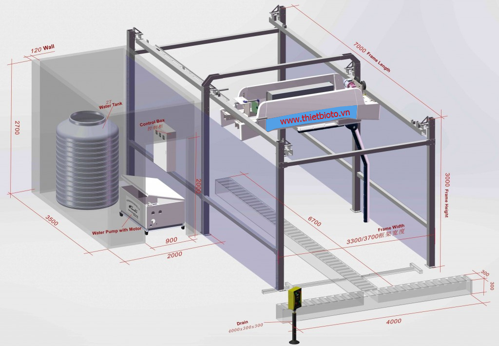 Hệ thống rửa xe tự động VCEW3500