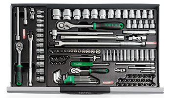 Tủ đồ nghề 7 ngăn 229pcs Toptul GCAJ229G