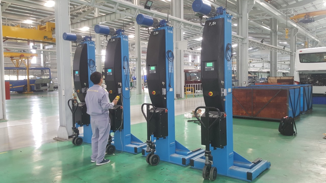 Cầu nâng 4 trụ độc lập Sefac PMX412065 Cầu nâng 4 trụ độc lập Sefac PMX412065