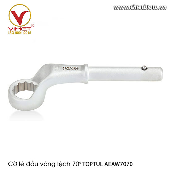 Cờ lê đầu vòng lệch 70° TOPTUL AEAW7070