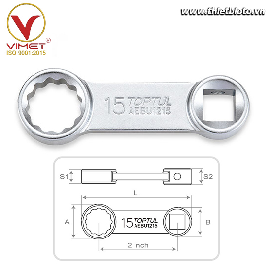 Cờ lê nối cho cần xiết 3/8