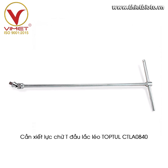 Cần xiết lực chữ T đầu tuýp lắc léo TOPTUL CTLA0840