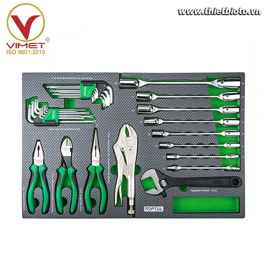 Khay dụng cụ cầm tay 31 chi tiết Toptul GED3127