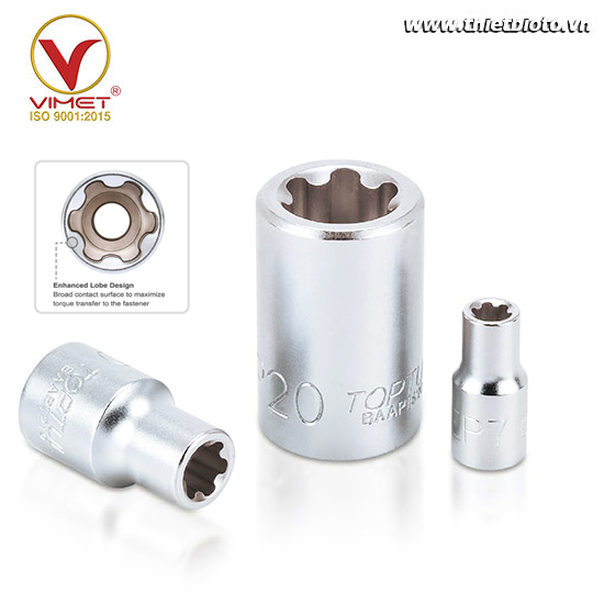 Đầu tuýp Torx Plus® EP TOPTUL BAAP1620