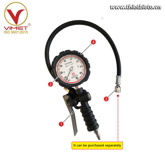 Đồng hồ bơm lốp ASAHI AGE-90